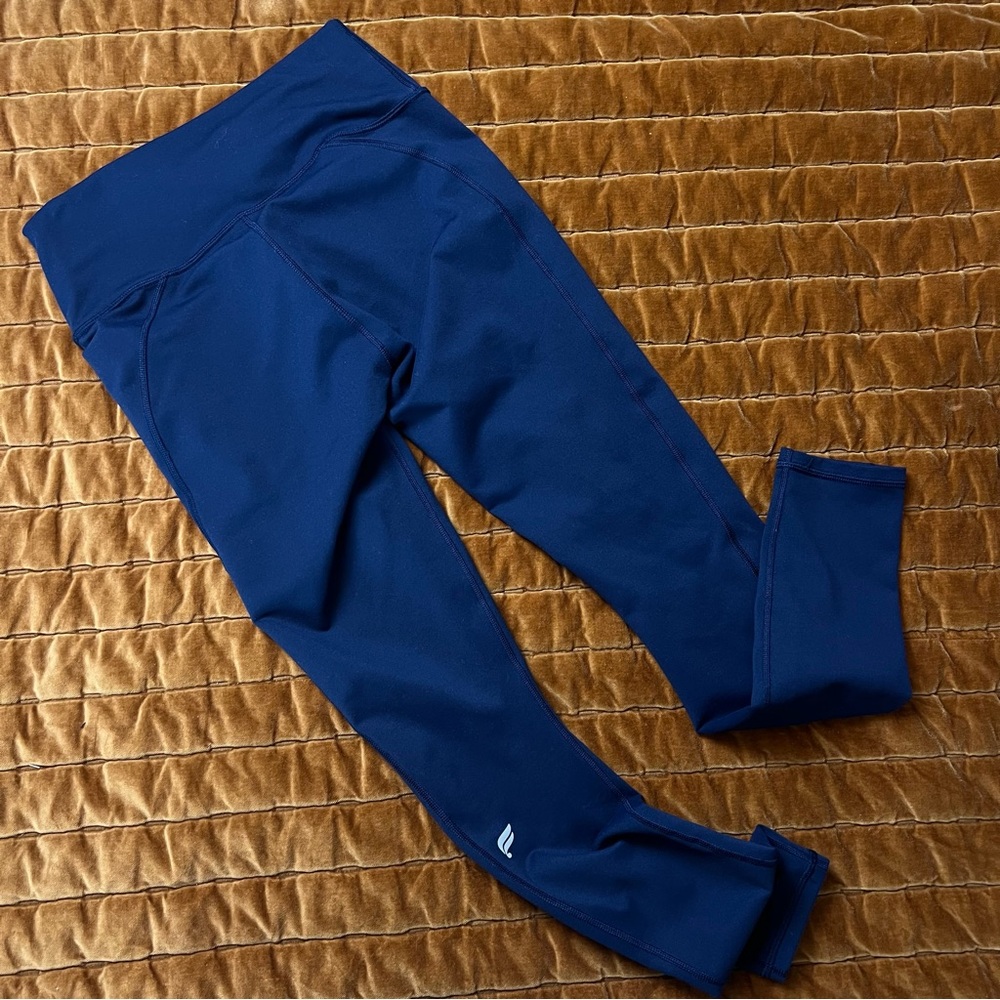 Fabletics Navy PowerHold Leggings - Picture 4 of 6